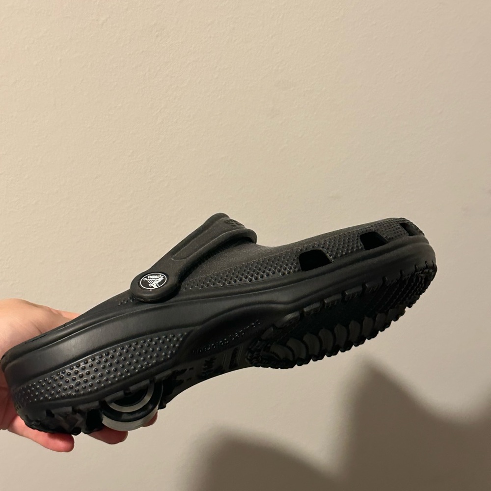 Black Slip-On Clogs